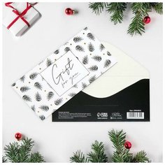 Конверт для денег "Подарок", 16,5 × 8 см (10 шт) Дарите счастье