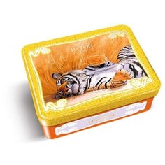 Чай черный HYTON Шкатулка Символ года "Тигр", 50г ж/б Chelton