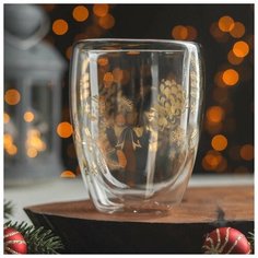 Стакан с двойными стенками «Поль. Новогоднее настроение», 350 мл Magistro