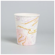 Стакан бумажный «Мрамор», 250 мл (10 шт) Страна Карнавалия