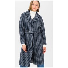 Пальто Electrastyle, размер 42, сине-серый