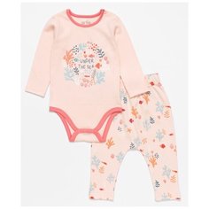 Комплект одежды artie размер 80, розовый