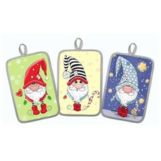 Прихватка Гномики 22х15 см, Гранд Стиль