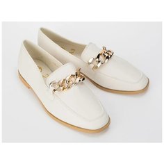 Лоферы АРАЗ , размер 40 , белый