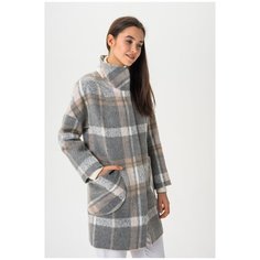 Полупальто Electrastyle, размер 42, серый