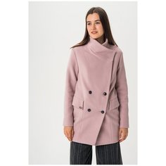 Полупальто Electrastyle, размер 44, пепельно-розовый