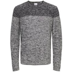 Джемпер ONLY & SONS , размер 52/XL , серый/светло-серый меланж