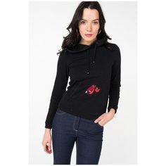 Худи Fashion.Love.Story, размер 42, черный Fashion.Love.Story.