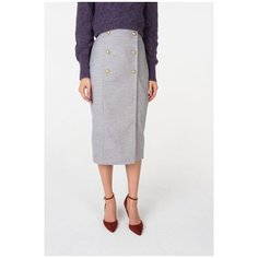 Юбка T-Skirt, размер 44, серый