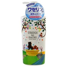 MAX Жидкое мыло для тела с ароматом персика. URUOI no SACHI, 450 мл.