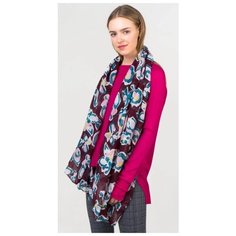 Платок Broadway 10159151, абстракция, 100% полиэстер фиолетовый