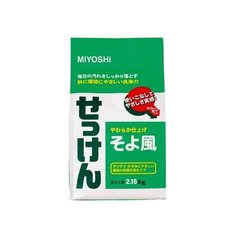 MIYOSHI Порошковое мыло для стирки на основе натуральных компонентов с ароматом цветочного букета, 2,16 кг.