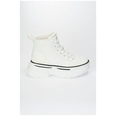 Высокие кроссовки на платформе F7155-6 Белый 36 Strobbs