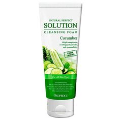 DEOPROCE Пенка для умывания с экстрактом огурца. Natural perfect cleansing foam cucumber, 170 гр.