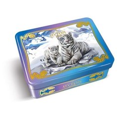 Чай черный HYTON Шкатулка Символ года "Два тигра", 50г ж/б Chelton