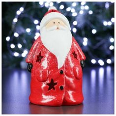 Фигура с подсветкой "Дед Мороз" 11х9х15см Хорошие сувениры