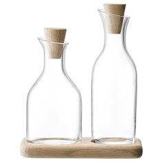 Набор графинов для масла и уксуса на подставке serve Lsa