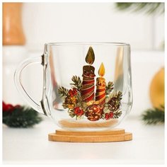 Кружка "Happy New Year" 300 мл, микс Дарим красиво