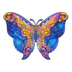 Деревянный пазл «Межгалактическая бабочка» 23 x 17 см Puzzle Wood