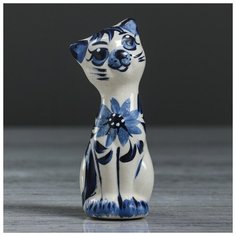 Статуэтка "Котик" роспись, 11 см, микс Керамика ручной работы
