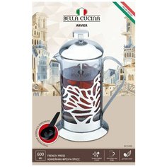 Френч-пресс BELLA CUCINA BC-1105 (0.6 л) серебристый