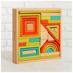 Конструктор деревянный в ящике 2926679 Сима ленд