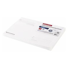 Конверты С4 (229х324 мм), отрывная лента, Куда-Кому, внутренняя запечатка, 100 г/м2, комплект 50 шт., BRAUBERG, 112183, С4НПРс-50(BRAUB 112183