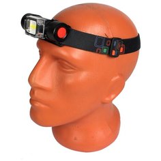 Фонарь светодиодный налобный АКБ от USB 310-1 Police