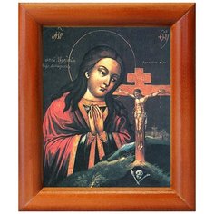 Ахтырская икона Божией Матери, рамка 8*9,5 см Соборъная лавка