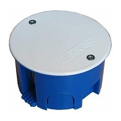 Коробка разветвительная СП d70х40 крышка на винтах пластиковые лапки для г/к Epplast 155176 E.P.Plast