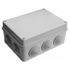 Коробка распределительная ОП 150х110х70мм IP54 10 выходов 10 гермовводов. крышка на винтах сер. Epplast 210314 E.P.Plast
