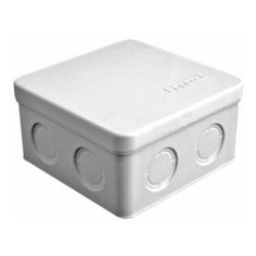 Коробка распределительная ОП 105х105х56мм IP54 7 выходов без гермовводов крышка защелкивающаяся сер. Epplast 105032 E.P.Plast