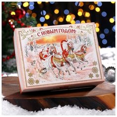 Черный чай Шкатулка Русская тройка с травами 100 г Jarra