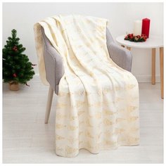 Плед Елочки 130х170, флис 150гр/м, пэ100% Belezza