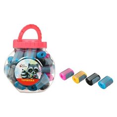 Точилка микс с контейнером Классика, с прорезиненными вставками (38 шт) Calligrata