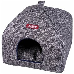 Ксоди 00422-7 Домик Виг-Вам №2, рогожка, серый 39*39*45см Xody