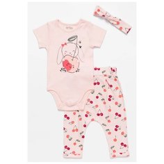 Комплект одежды artie размер 86, розовый