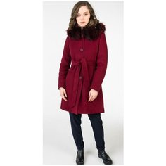 Пальто Electrastyle, размер 50, вино