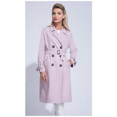 Тренчкот Electrastyle, размер 46, розовый