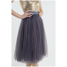 Юбка T-Skirt, размер 42, серый