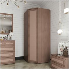 Lazurit Шкаф угловой Орнета Орех клифтон дымчатый (б)