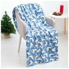 Плед Коньки 130х170см, флис 150гр/м, пэ100% Belezza