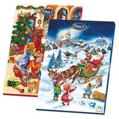 Шоколад « Рождественский календарь», фигурный, 75 г Only