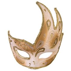 Аксессуар для праздника Forum Novelties Маска Золотое пламя на резинке Forum