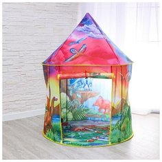 Палатка детская игровая "Динозавры" 100х100х135 см 5420950 Сима ленд