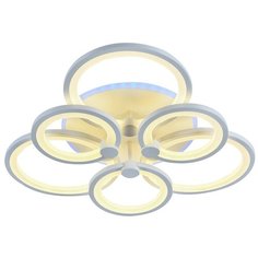 Светодиодная люстра 8077/3+3 WHT 144W+8W RGB Profit Light