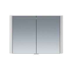 M30MCX1001FG Sensation, зеркало, зеркальный шкаф, 100 см, с подсветкой, серый шелк, глянцевая, шт Am.Pm