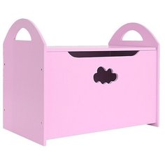 Детский сундук (ящик) фиолетовый с облачком Посиделкин