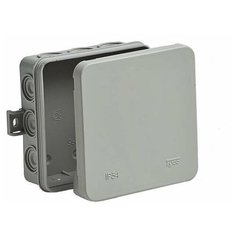 Коробка распределительная ОП 100х100х35мм 12 вводов IP54 сер. Ruvinil 67095