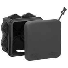 Коробка распределительная ОП 70х70х40мм УХЛ1 IP55 черн. Ruvinil 67030Ч